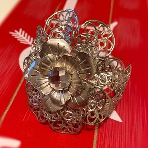 Bold flower cuff